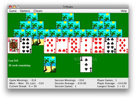 TriPeaks solitaire 3.0 (Mac) - Download