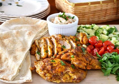 Chicken Shawarma Sandwich - Middle Eastern recipe - Jersey Girl Cooks