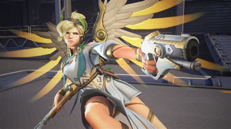 How to get the Winged Victory Mercy skin in Overwatch 2's Battle for Olympus event - Dot Esports