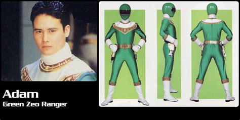 Adam Park, Zeo Ranger IV Green - Power Rangers Zeo