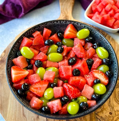 Watermelon Fruit Salad - blackpeoplesrecipes.com