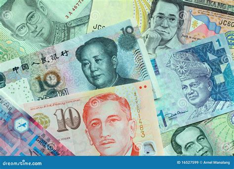 Asian Currencies Royalty Free Stock Images - Image: 16527599