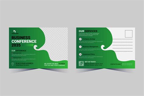 Corporate Business Postcard Template Design, 38510916 Vector Art at ...