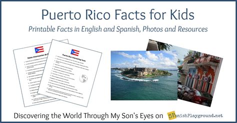 Puerto Rico Facts for Kids in Spanish and English - Spanish Playground