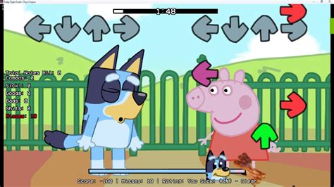 Bluey VS Peppa Pig High Effort - FNF Mods