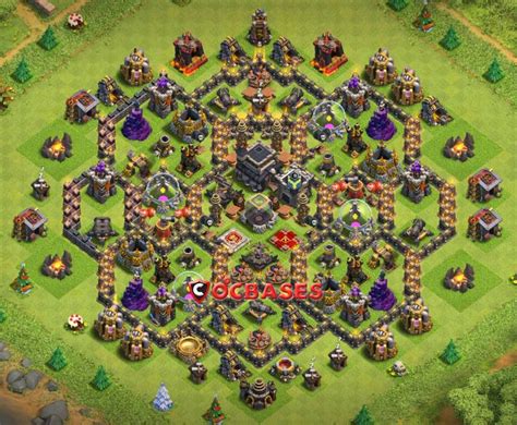 20+ TH9 Hybrid Base Links (New!) 2021 | Anti Everything | Clash of ...