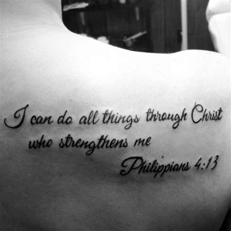 40 Philippians 4:13 Tattoo Designs For Men - Bible Verse Ideas