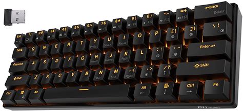 Buy RK ROYAL KLUDGE RK61 Gaming Keyboard, 61 Keys Wireless Mechanical ...