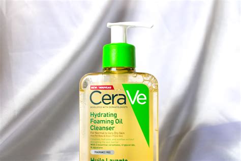 Cerave Hydrating Foaming Oil Cleanser - Review - Ebun & Life