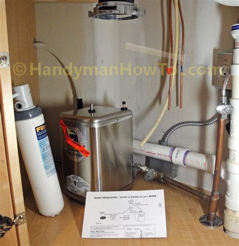 How to Install an Instant Hot Water Dispenser, Faucet and Water Filter ...