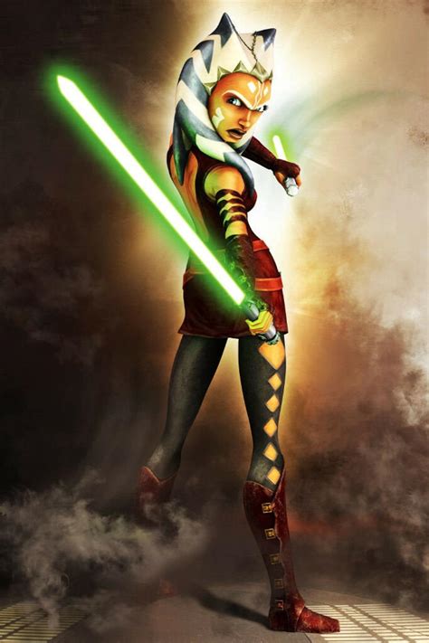 Star Wars Ahsoka Tano Original Art Print Signed by Artist Scott Harben - Etsy