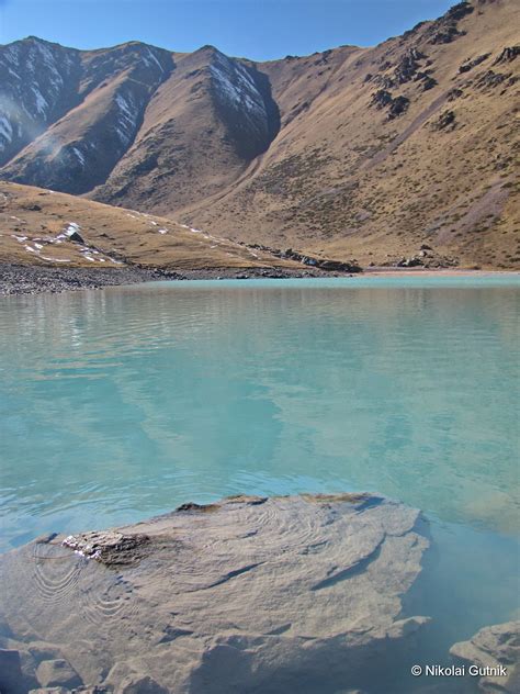 Kyrgyzstan is a country of mountain lakes. You can find a small lake almost in every valley ...