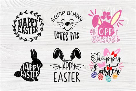 Happy Easter SVG | Easter Signs| Svg Bundle | Cut Files (514263) | Cut Files | Design Bundles