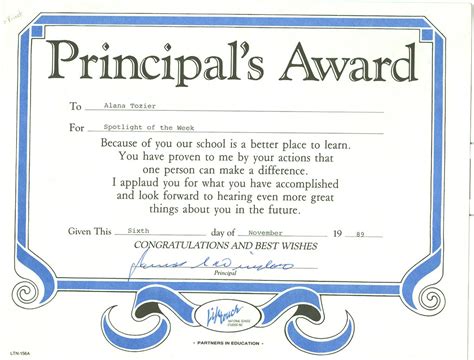 principal's award | Alana Post | Flickr