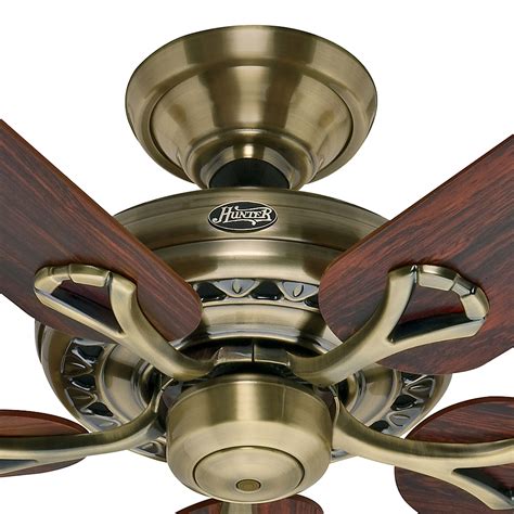 Hunter Fans 52 Sontera Ceiling Fan Antique Brass - Antique Poster