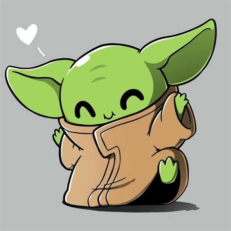 Pin af Michelle på Baby Yoda Love | Doodle tegninger, Disneytegninger ...