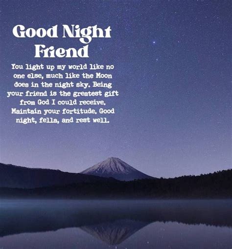 40 of the Good Night Quotes for Friends with Wishes, Greetings, Pictures | Good night quotes ...