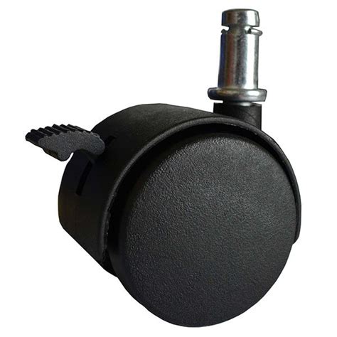 Pack of 2 Twin Wheel Friction Stem Castors With Brake (S53BPK2 ...