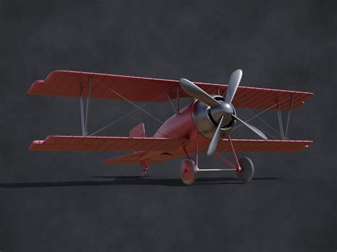 ww biplane 3D model | CGTrader