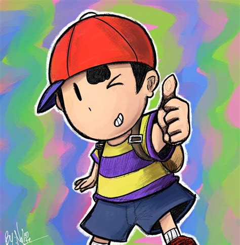 Ness Art by : @NoDammLife from Twitter : r/earthbound