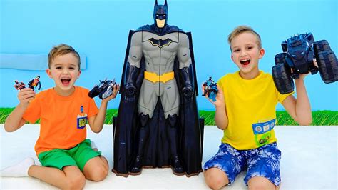 Vlad and Niki help Batman and his friends save the Batcave