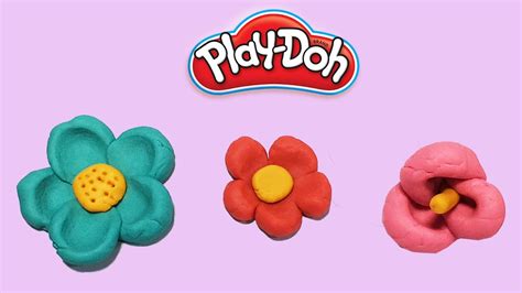 Playdoh flowers - how to make playdough flowers super easy - PlayWithMe ...