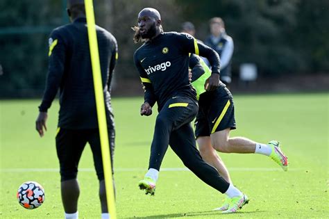 Chelsea handed major boost with Romelu Lukaku pictured in training