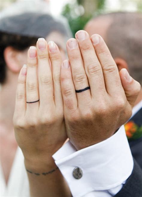 40+ Sweet & Meaningful Wedding Ring Tattoos | Styletic