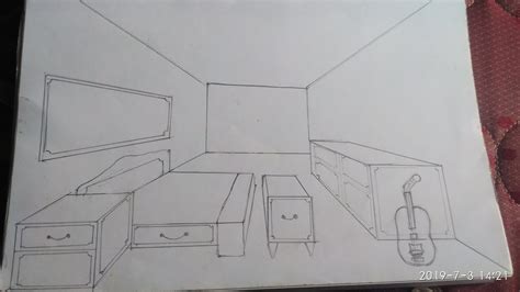 Ide Populer Sketsa Gambar Kamar Tidur, Desain Kamar