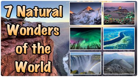 The 7 Natural Wonders of the World | Meet The World NOW! - YouTube