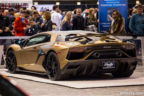 Gold Lamborghini Aventador SVJ - BenLevy.com