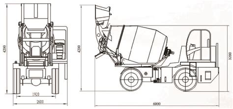 3.6m3 Electrical Concrete Mixer Truck Dimensions - Buy Concrete Mixer For Truck,Concrete Mixer ...