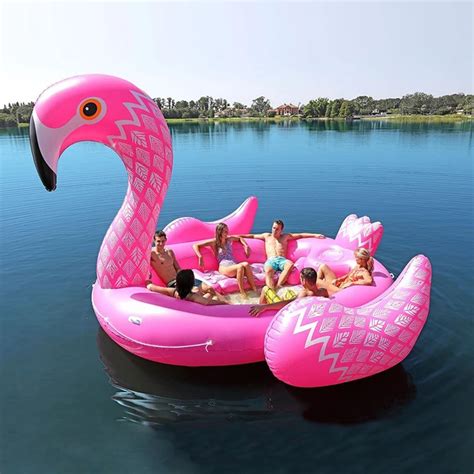 6 Person Huge Inflatable Flamingo Pool Float 2018 New Arrival 530CM ...