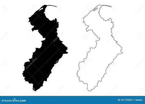 Tasman Region Regions of New Zealand, South Island Map Vector Illustration, Scribble Sketch ...