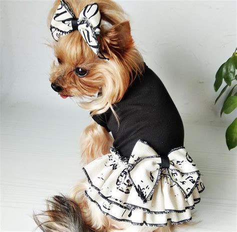 Cute dog dress dog clothes girl teacup dog clothes luxury | Etsy | Small dog clothes, Dog ...