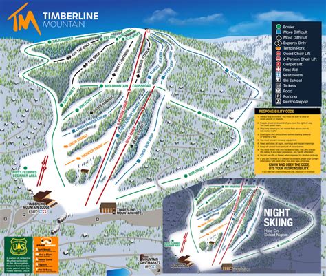 Trail Map – Timberline Mountain