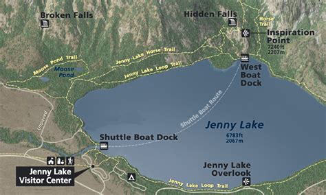 map of Jenny Lake campground, Grand Teton National Park – Mary Donahue