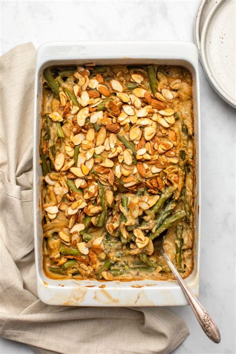 Healthy Green Bean Casserole | Vegan & Gluten-Free - From My Bowl