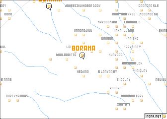 Borama (Somalia) map - nona.net