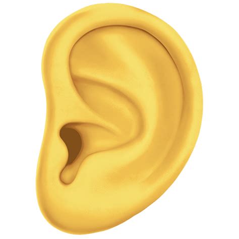 👂 Ear on Twitter Emoji Stickers 13.1