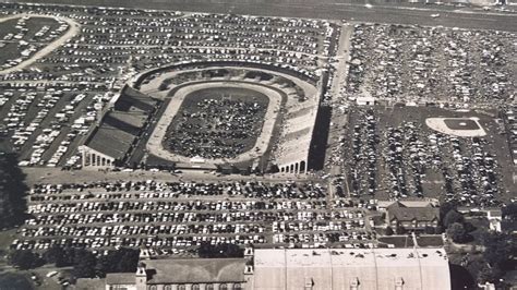 Hersheypark Stadium was once an auto racing speedway opened in 1939