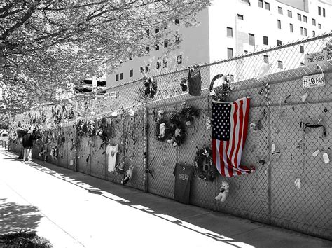 Fence at the Oklahoma City Bombing Memorial Photograph by Beverly ...