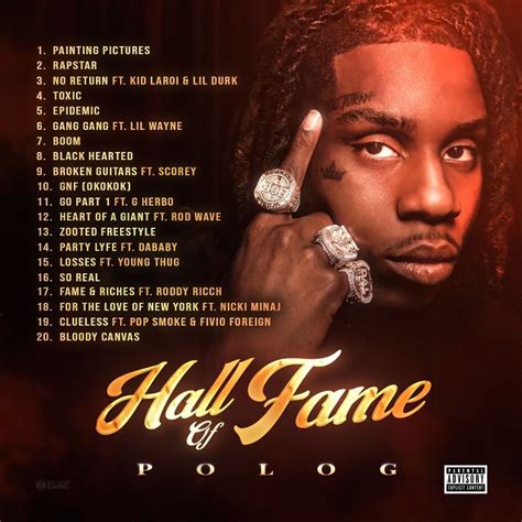 Polo G Reveals Artwork, Release Date and Tracklist For Next Album "Hall Of Fame"