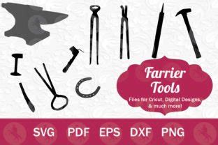 Farrier Tools Graphic by Circus Unicorn · Creative Fabrica