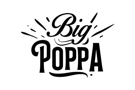 Big Poppa Graphic by Creative Divine · Creative Fabrica