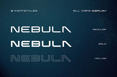 Nebula Futuristic Font