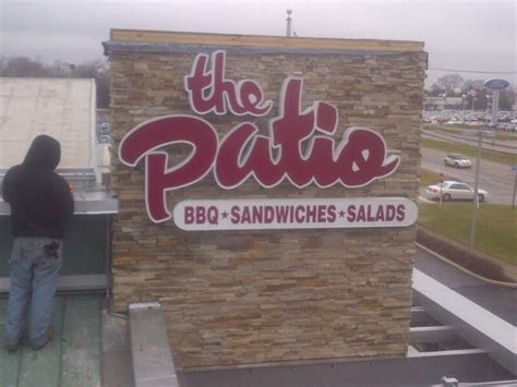 The Patio Shines with an Illuminated Sign in Lombard IL - Vital Signs USA