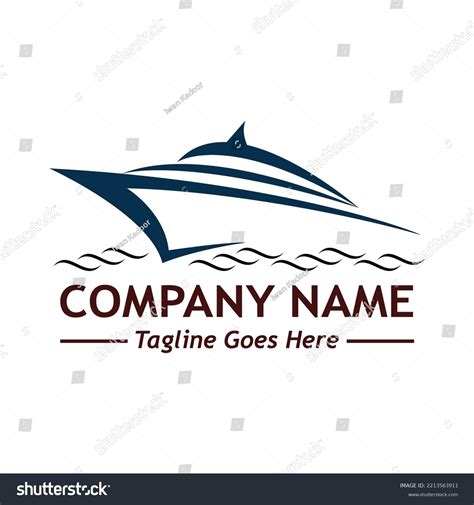 Boat Logo Company Logo Example Simple Stock Vector (Royalty Free ...