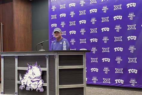 Press Conference Recap: TCU Football vs. SMU - Frogs O' War