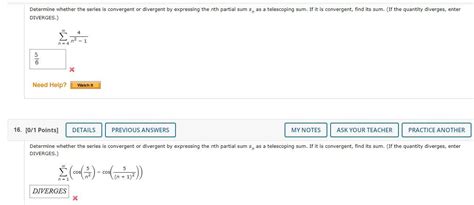 Solved 1) Determine whether the series is convergent or | Chegg.com